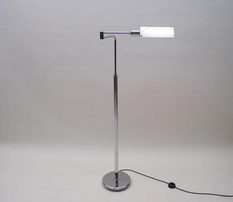 German Chrome Swivel Floor Lamp, 1970s-KQB-723707