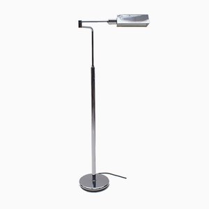 German Chrome Swivel Floor Lamp, 1970s-KQB-723707