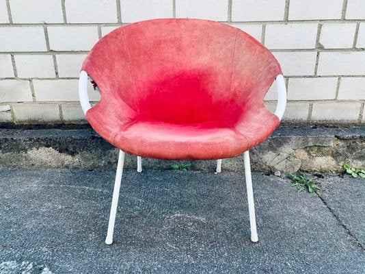 German Circle Balloon Lounge Chair by E. Lusch for Lusch & Co., 1960s or 1970s-PYR-904480