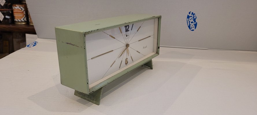 German Clock in Painted Metal, 1960-GGK-1806185