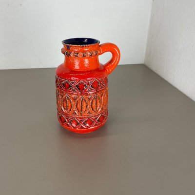 German Colorful Fat Lava Pottery Vase from Bay Ceramics, 1970s-QZ-1283906