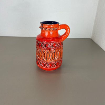 German Colorful Fat Lava Pottery Vase from Bay Ceramics, 1970s-QZ-1283906