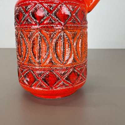 German Colorful Fat Lava Pottery Vase from Bay Ceramics, 1970s-QZ-1283906