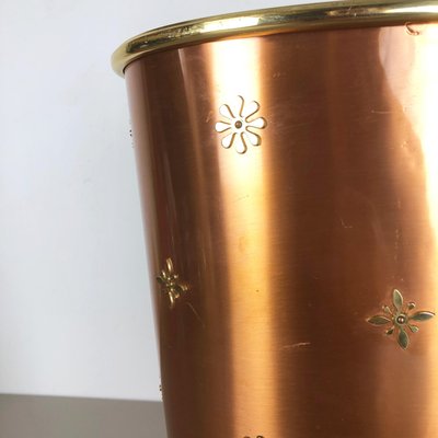 German Copper Umbrella Stand by United Workshop Munich, 1950s-QZ-1132550