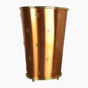 German Copper Umbrella Stand by United Workshop Munich, 1950s-QZ-1132550