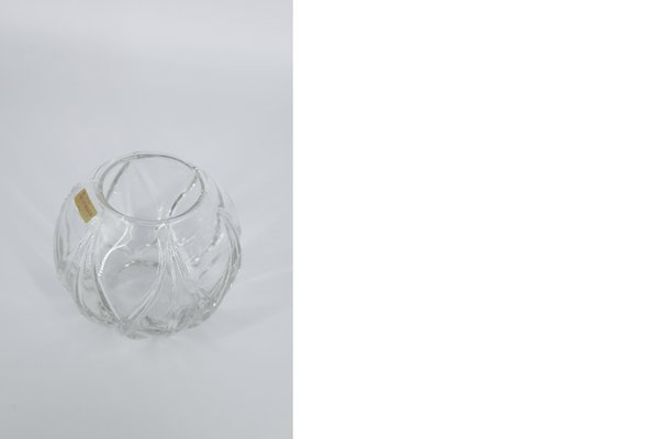 German Crystal Ball Vase from Nachtmann, 1960s-ZAA-901316