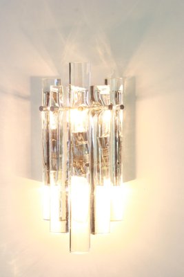 German Crystal Rod Sconces by Kinkeldey, 1970s, Set of 2-UGR-1085573