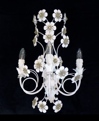 German Crystal Sconce from Faustig, 1980s-DEK-552361