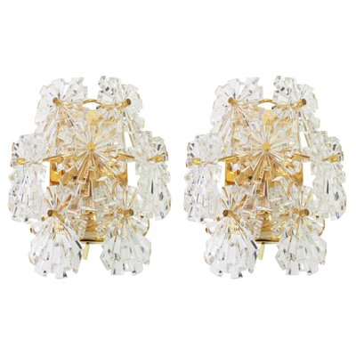 German Crystal Sconces by Kinkeldey, 1970s, Set of 2-UGR-1086035