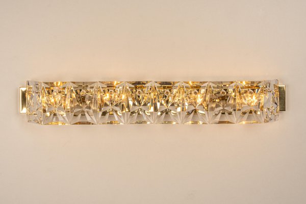 German Crystal Wall Light by Kinkeldey, 1970s-UGR-1179945