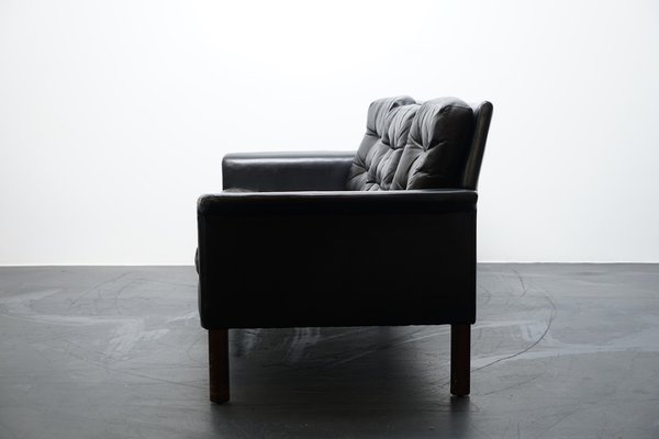 German Cubic Leather 3-Seater Sofa by Rudolf Glatzel for Kill International-CIP-1124612