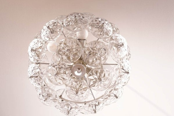 German Dandelion Sputnik Chandelier from Veb Ebersbach, 1960s-KIJ-1332067