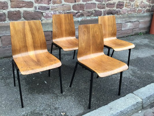 German Dining Chairs from Drabert, 1960s, Set of 6-GQM-812159