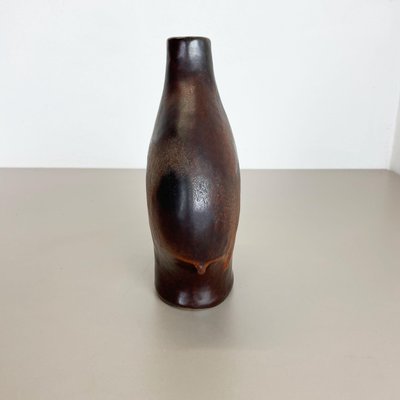 German Fat Lava Ceramic Pottery Vase by Gerda Heukoth for Carstens Tönnieshof, 1970s-QZ-1143244