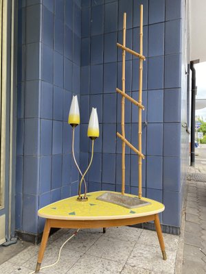 German Floor Lamp with Flower Stand and Planter, 1950s-PYR-942214