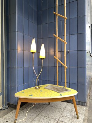 German Floor Lamp with Flower Stand and Planter, 1950s-PYR-942214