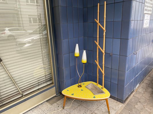 German Floor Lamp with Flower Stand and Planter, 1950s-PYR-942214