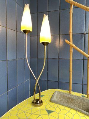 German Floor Lamp with Flower Stand and Planter, 1950s-PYR-942214