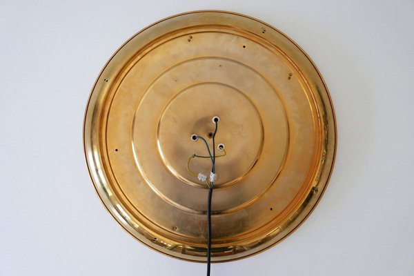 German Gilt Brass & Crystal Mirror by Palwa for Palwa, 1970s-WPT-887323