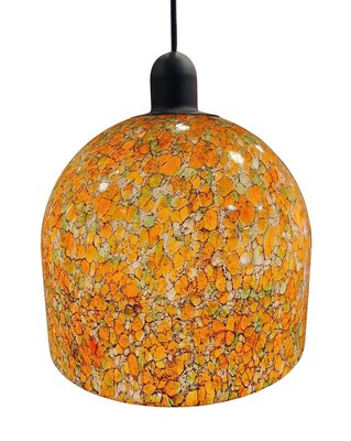 German Glass Ceiling Lamp from Peill & Putzler, 1970s-NUC-1450104