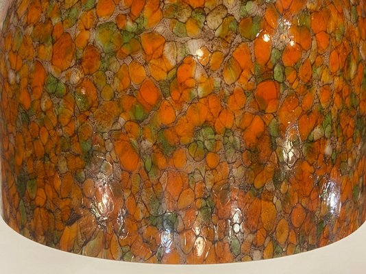 German Glass Ceiling Lamp from Peill & Putzler, 1970s-NUC-1450104