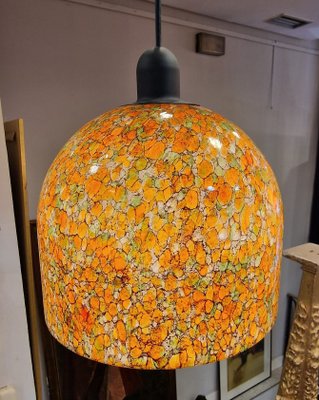 German Glass Ceiling Lamp from Peill & Putzler, 1970s-NUC-1450104