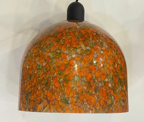 German Glass Ceiling Lamp from Peill & Putzler, 1970s-NUC-1450104