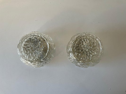 German Glass Sconces or Ceiling Lamps from Limburg, 1960s-RDS-1146467