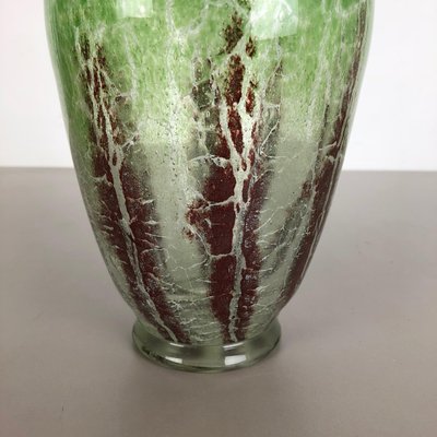 German Glass Vase by Karl Wiedmann for WMF Ikora, 1930s-QZ-1151879