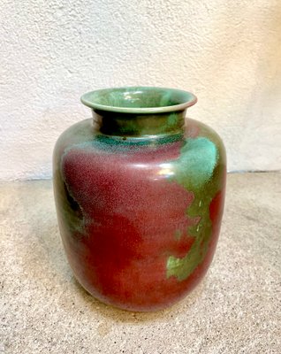 German Glazed Ceramic Studio Art Vase by Richard Uhlemeyer, 1940s-JP-1387949