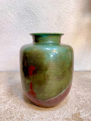 German Glazed Ceramic Studio Art Vase by Richard Uhlemeyer, 1940s-JP-1387949