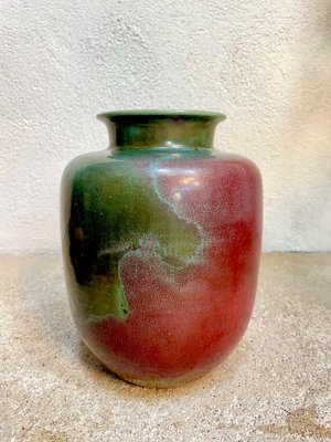 German Glazed Ceramic Studio Art Vase by Richard Uhlemeyer, 1940s-JP-1387949