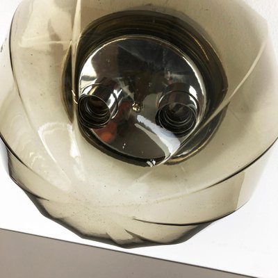 German Globe Wall Light from Glashütte Limburg, Germany, 1970s-QZ-1053125