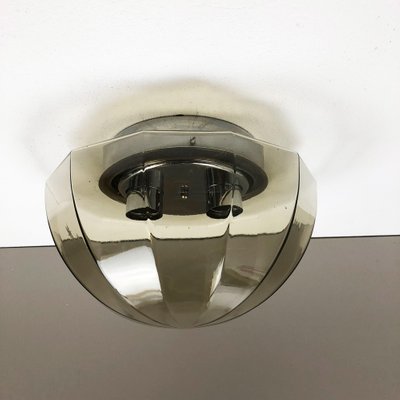 German Globe Wall Light from Glashütte Limburg, Germany, 1970s-QZ-1053125