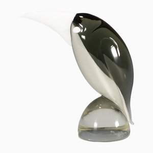 German Grosbeak Glass Sculpure by Livio Seguso for Gral, 1970s-KJP-1149145