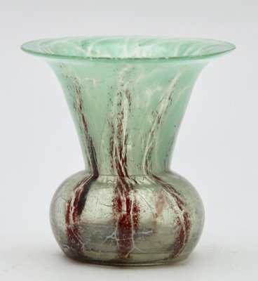 German Ikora Art Glass Vase by Karl Wiedmann for WMF, 1930s-MJY-1150420