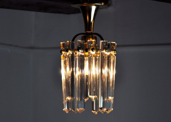 German Kinkeldey Glass Ceiling Light, 1970s-EJE-1170104