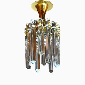 German Kinkeldey Glass Ceiling Light, 1970s-EJE-1170104