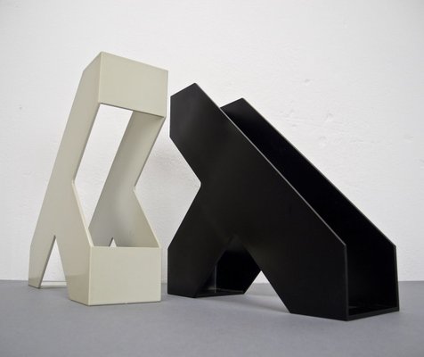 German Magazine Racks by Walter Zeischegg for Helit, 1970s, Set of 2-FFL-722079