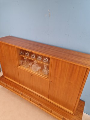 German Mid-Century Modern Solid Walnut High Sideboard from Schukraft, 1960s-IQR-1007377