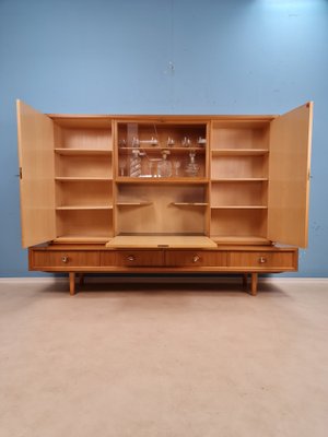 German Mid-Century Modern Solid Walnut High Sideboard from Schukraft, 1960s-IQR-1007377