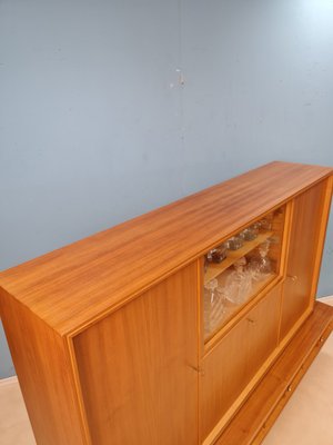 German Mid-Century Modern Solid Walnut High Sideboard from Schukraft, 1960s-IQR-1007377