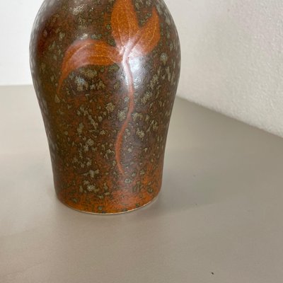 German Multi-Color Pottery Fat Lava Vases from Scheurich, 1970s, Set of 2-QZ-1169015