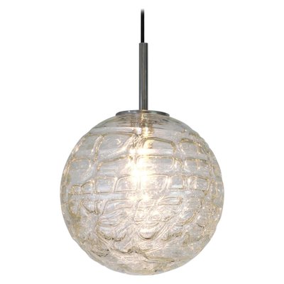 German Murano Ball Pendant Light from Doria, 1970s-UGR-1086046