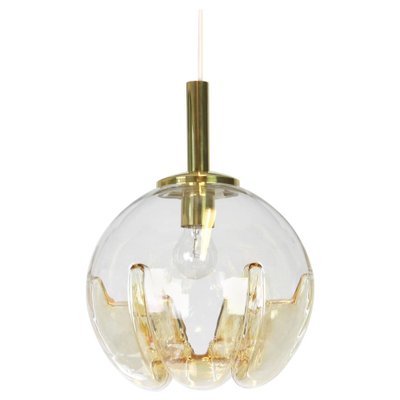 German Murano Glass Ball Pendant Light from Doria Leuchten, 1970s-UGR-1085623