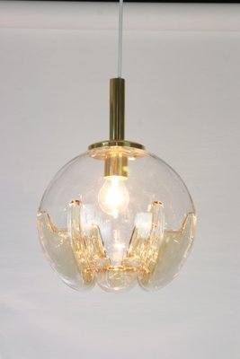 German Murano Glass Ball Pendant Light from Doria Leuchten, 1970s-UGR-1085623