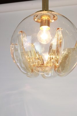 German Murano Glass Ball Pendant Light from Doria Leuchten, 1970s-UGR-1085623