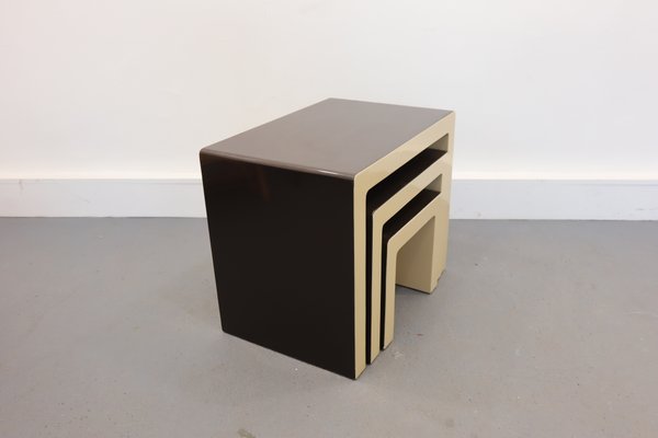 German Nesting Tables by Christian Koban for DOM, 1970s, Set of 3-JWH-867726