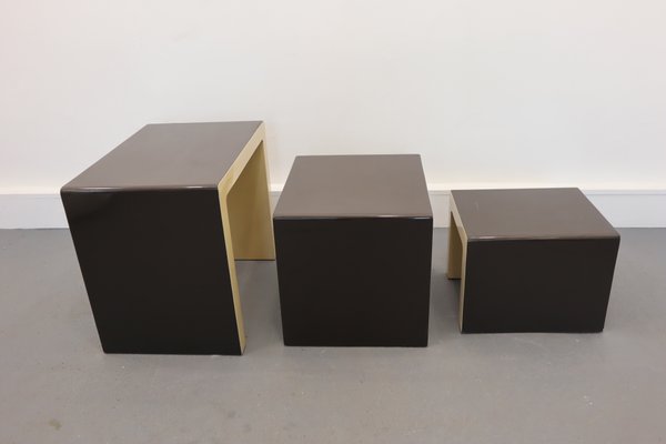 German Nesting Tables by Christian Koban for DOM, 1970s, Set of 3-JWH-867726