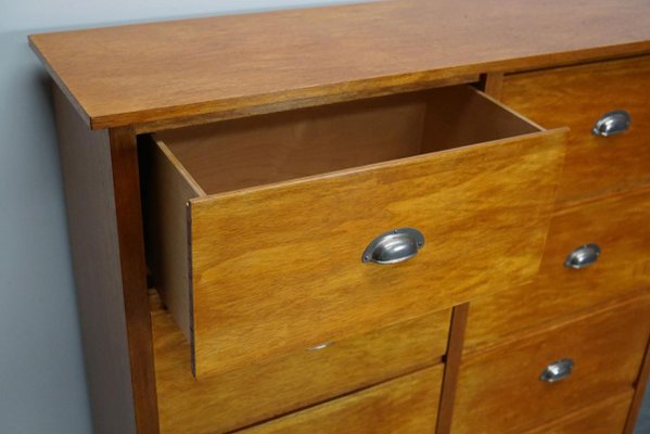 German Oak Apothecary Cabinet, Mid-20th Century-XO-834198